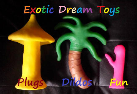 Sextoys wie Butt Plugs und Anal Dildos gibt's hier